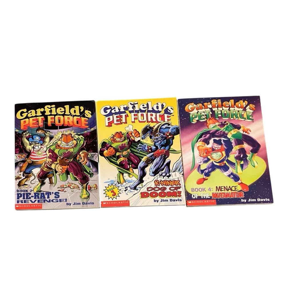 Garfield's Pet Force Kids Book set of 3